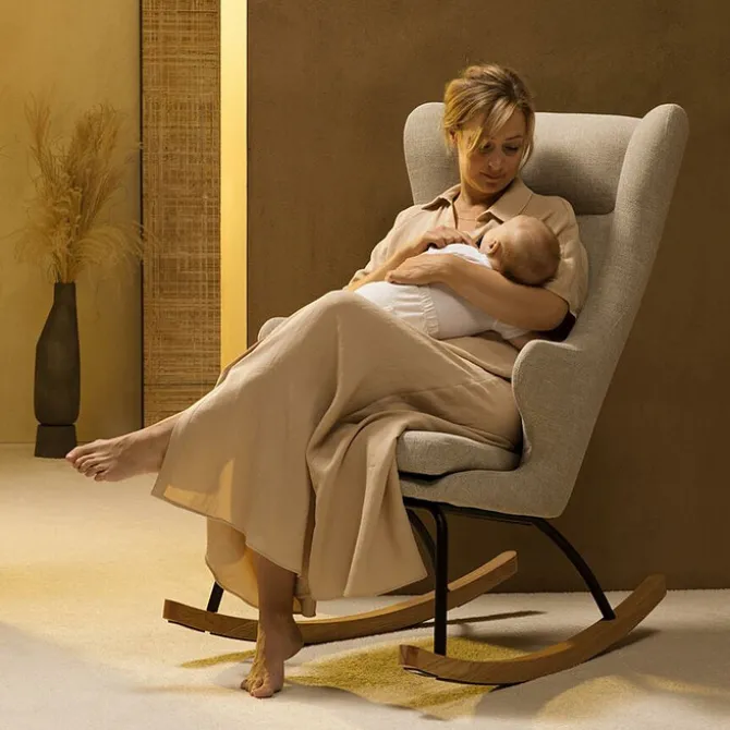 Quax RockingChair De Luxe pour Adulte - Argile