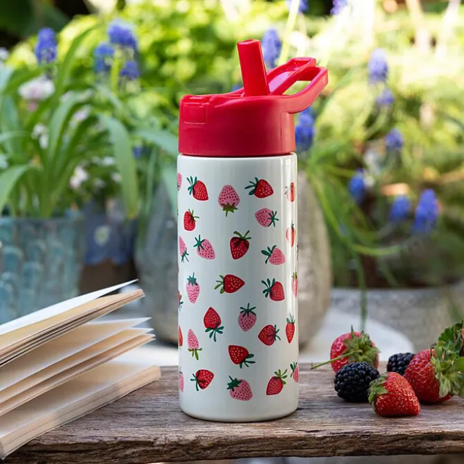 Rex London Gourde Inox Little Strawberry - 500 ml