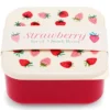 Rex London Lot de 3 Boîtes - Little Strawberry