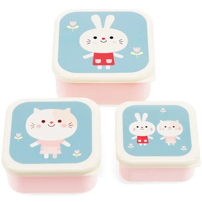 Rex London Lot de 3 Boîtes - Lottie and Friends