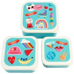 Rex London Lot de 3 Boîtes - Top Banana