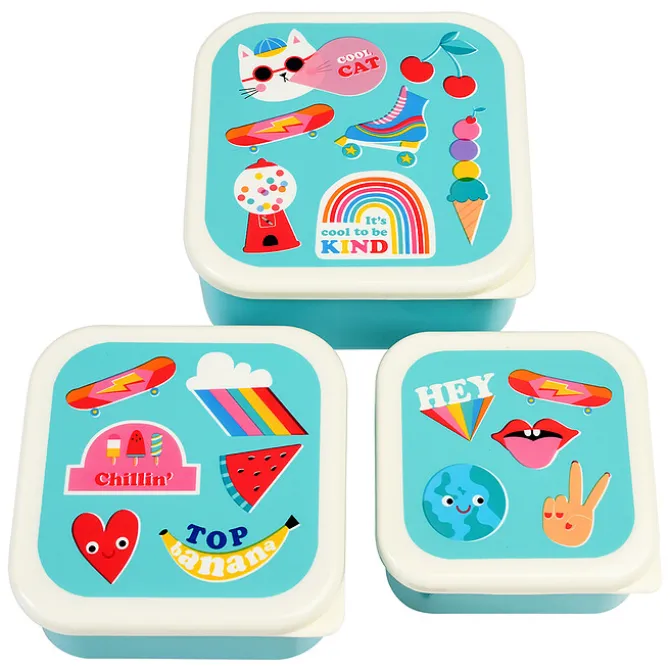Rex London Lot de 3 Boîtes - Top Banana