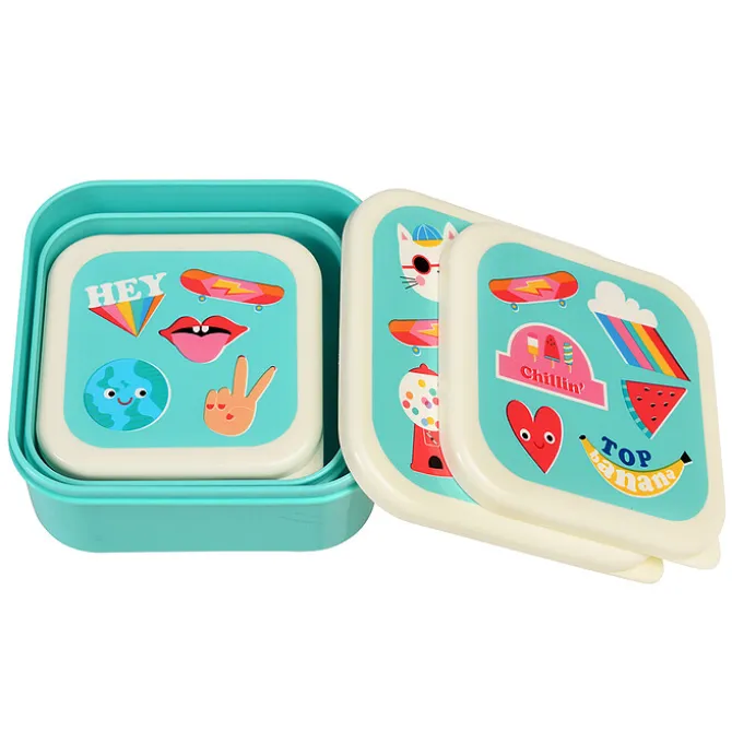 Rex London Lot de 3 Boîtes - Top Banana