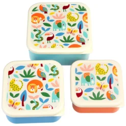 Rex London Lot de 3 Boîtes - Wild Wonders