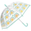 Rex London Parapluie Transparent - Rainbow