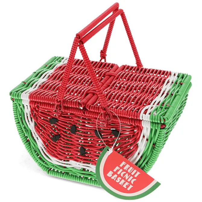 Rex London Petit Panier de Fruits pour Pique-nique - Pastèque