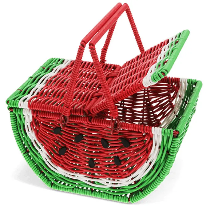 Rex London Petit Panier de Fruits pour Pique-nique - Pastèque