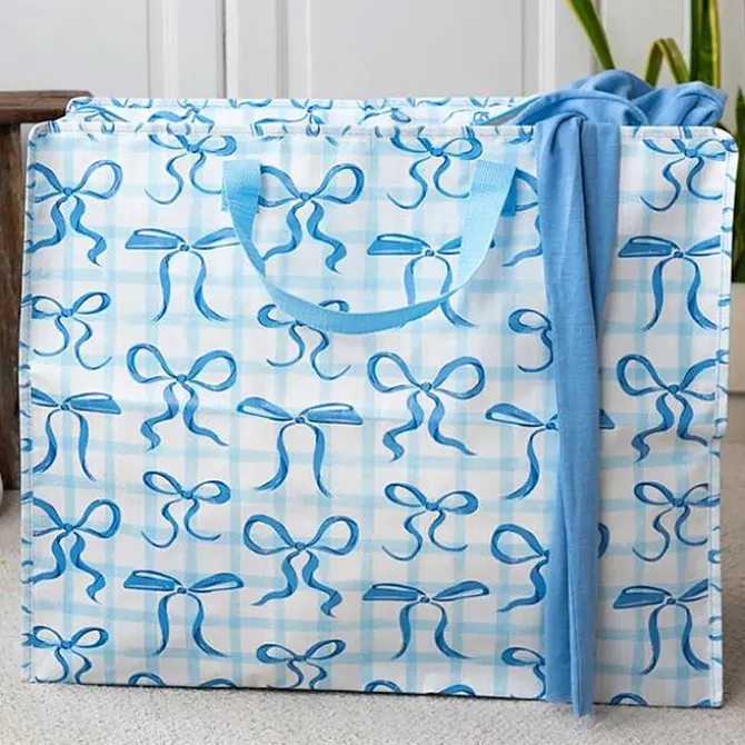 Rex London Sac de Rangement Jumbo - Blue Bows