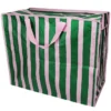 Rex London Sac de Rangement Jumbo - Rayures Roses et Vertes