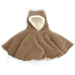 Rien que des bêtises Poncho Velours Taupe