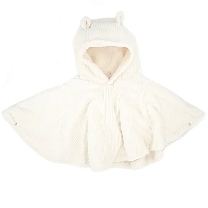 Rien que des bêtises Poncho Velours Ecru