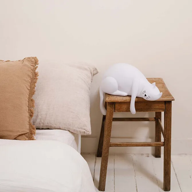 Rose in April Lampe Georges le Chat - Blanc
