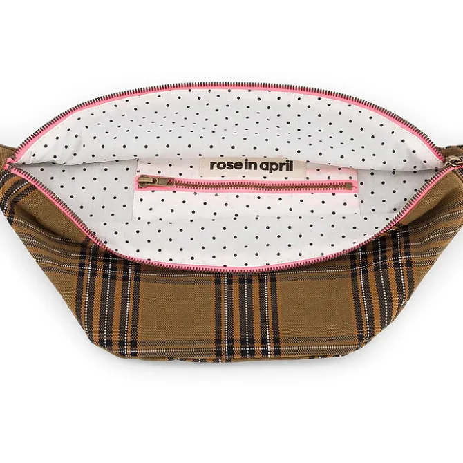 Rose in April Sac Banane - Carreaux Tartan
