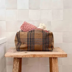Rose in April Trousse de Toilette Vic - Carreaux Tartan