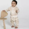 Rylee + Cru Pullover Jacquard Ivoire - 18/24 Mois