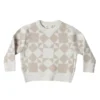Rylee + Cru Pullover Jacquard Ivoire - 6/12 Mois