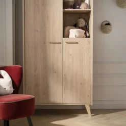 Sauthon Armoire 2 Portes Arty - Naturel