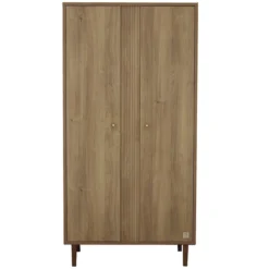 Sauthon Armoire 2 Portes Mokka - Chêne Mokka