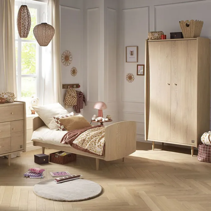 Sauthon Armoire 2 Portes My Love - Chêne Vintage