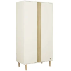 Sauthon Armoire 2 Portes Paloma - Blanc Neige