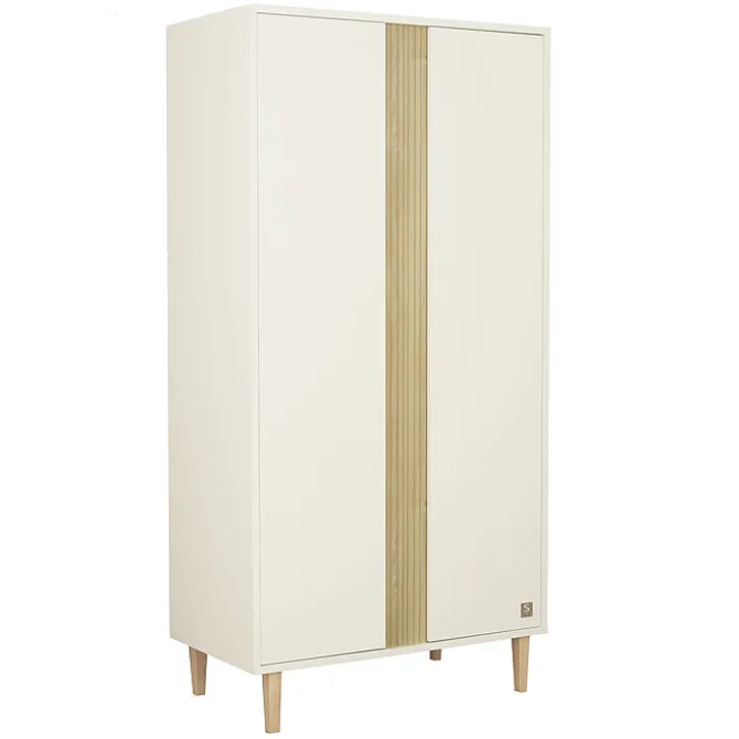 Sauthon Armoire 2 Portes Paloma - Blanc Neige