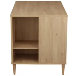 Sauthon Commode et Plan à Langer Ilot Bébé - Chêne Suave