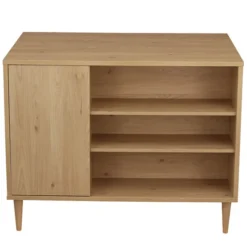 Sauthon Commode et Plan à Langer Ilot Bébé - Chêne Suave
