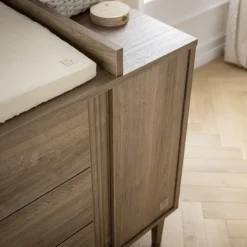 Sauthon Commode et Plan à Langer Mokka - Chêne Mokka
