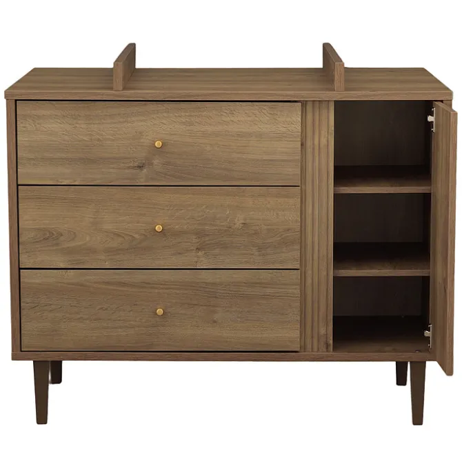 Sauthon Commode et Plan à Langer Mokka - Chêne Mokka