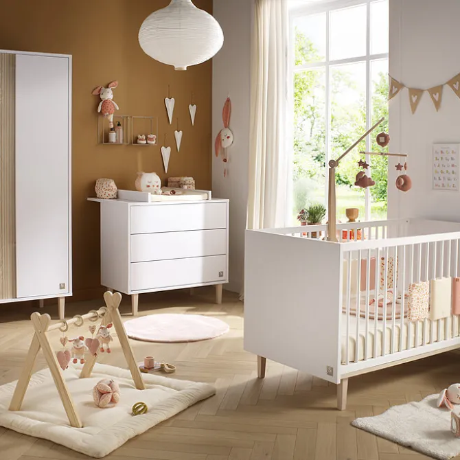 Sauthon Commode et Plan à Langer Paloma - Blanc Neige