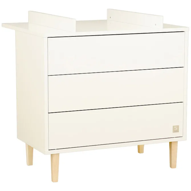 Sauthon Commode et Plan à Langer Paloma - Blanc Neige
