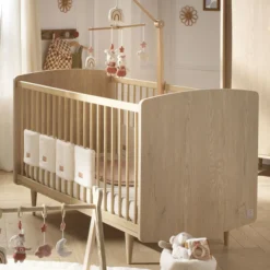Sauthon Lit Bébé Evolutif My Love Chêne Vintage - 70 x 140 cm