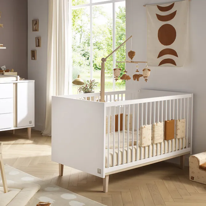 Sauthon Little Big Bed Evolutif Paloma Blanc Neige - 70 x 140 cm