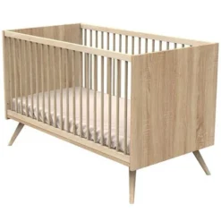 Sauthon Little Big Bed Evolutif Seventies Chêne Doré - 70 x 140 cm