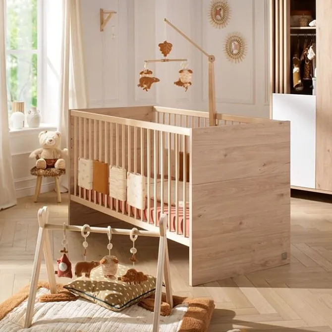 Sauthon Little Big Bed Evolutif Tokyo Chêne Suave - 70 x 140 cm