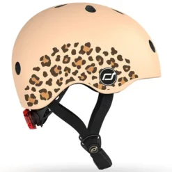 Scoot & Ride Casque Leopard - Taille 45-51 cm