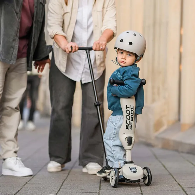 Scoot & Ride Porteur Trottinette Evolutif Highwaykick 1 Push and Go - Ash