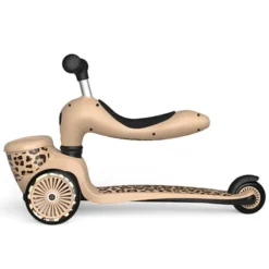 Scoot & Ride Porteur Trottinette Evolutif Highwaykick 1 Lifestyle - Leopard