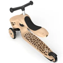 Scoot & Ride Porteur Trottinette Evolutif Highwaykick 1 Lifestyle - Leopard