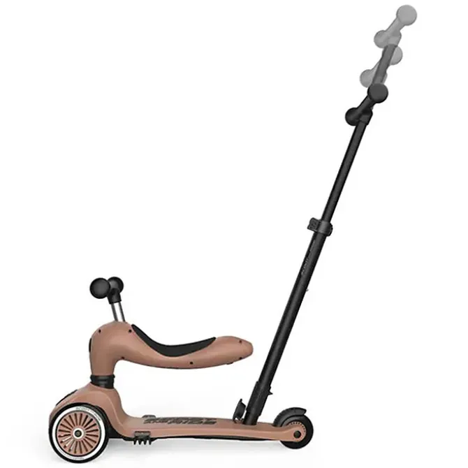 Scoot & Ride Porteur Trottinette Evolutif Highwaykick 1 Push and Go - Mocha