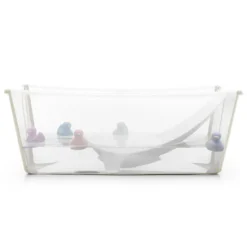Stokke Baignoire Pliable Flexi Bath et Transat de Bain Flexi Bath - Beige Sable