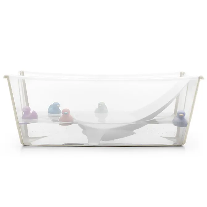 Stokke Baignoire Pliable Flexi Bath et Transat de Bain Flexi Bath - Beige Sable