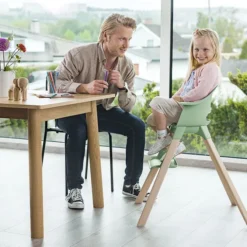 Stokke Chaise Haute Clikk - Vert Trèfle
