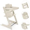 Stokke Chaise Haute Tripp Trapp avec Plateau et Baby Set - Blanc Vanille