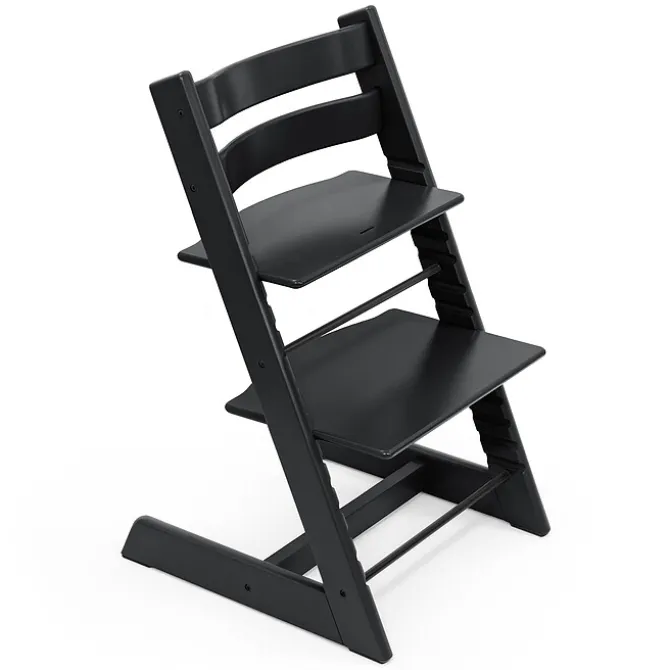 Stokke Chaise Haute Tripp Trapp avec Newborn Set et Baby Set - Noir et Anthracite