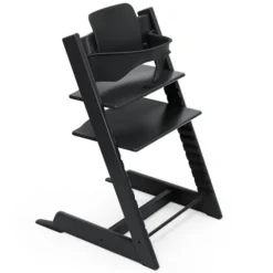Stokke Chaise Haute Tripp Trapp avec Plateau et Baby Set - Noir