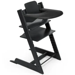 Stokke Chaise Haute Tripp Trapp avec Plateau et Baby Set - Noir