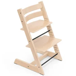 Stokke Chaise Haute Tripp Trapp avec Newborn Set et Baby Set - Naturel et Gris