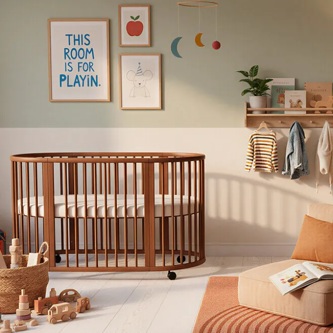 Stokke Lit Bébé Sleepi - Brun Chaud