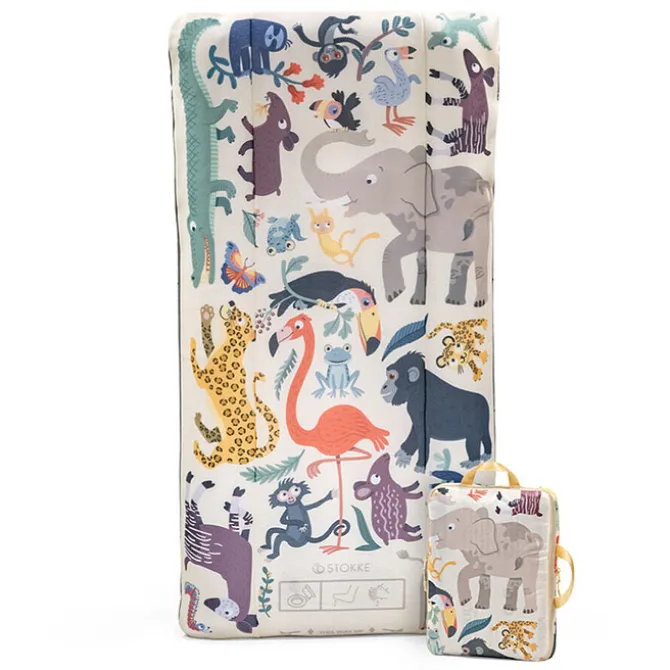 Stokke Matelas Gonflable Jetkids CloudsSleeper Famille d'Animaux - 75 x 150 cm
